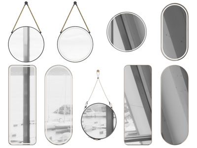 现代装饰镜墙饰挂件
