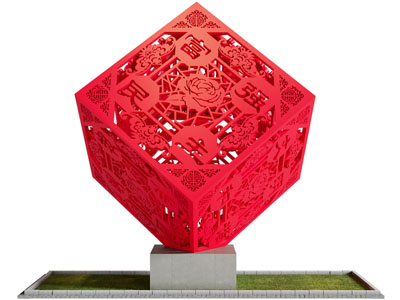 现代城市雕塑小品3d模型 现代城市雕塑小品