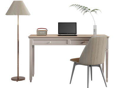 现代书桌椅组合