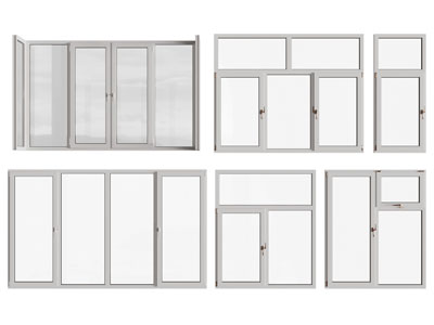 现代平开窗、阳台窗