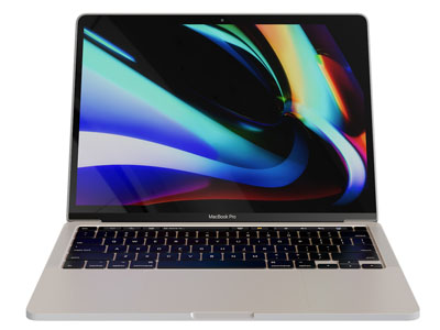 现代笔记本电脑3d模型 现代笔记本电脑