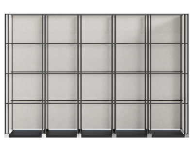 现代开放式置物收纳架