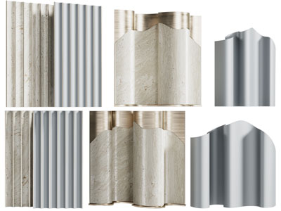 现代背景墙 造墙