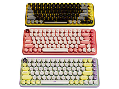 现代糖果色电脑键盘3d模型 现代糖果色电脑键盘