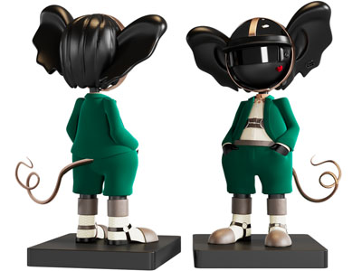 现代动漫卡通游戏影视角色雕塑雕刻摆件3d模型 现代动漫卡通游戏影视角色雕塑雕刻摆件