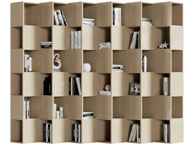 现代实木装饰书柜 书架