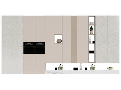 现代高柜 橱柜 装饰柜组合