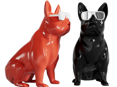 现代沙皮狗雕塑雕刻3d模型 现代沙皮狗雕塑雕刻