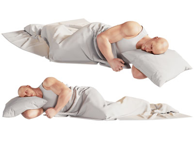 现代躺卧睡觉的男人 人物