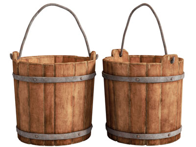 工业风loft木桶 水桶