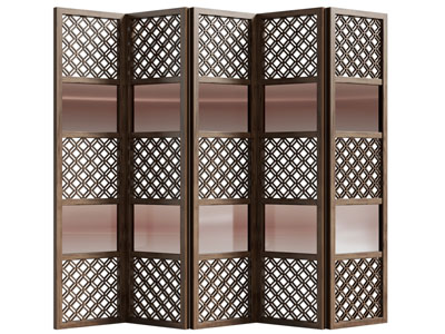 新中式实木屏风