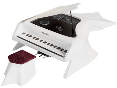 后现代个性异形三角钢琴 琴凳3d模型 后现代个性异形三角钢琴 琴凳