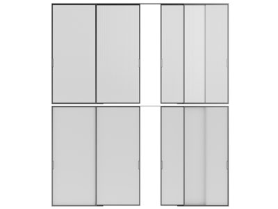 现代玻璃推拉门