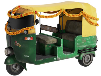 现代泰国街头嘟嘟三轮车 蹦蹦车 拉人车3d模型 现代泰国街头嘟嘟三轮车 蹦蹦车 拉人车