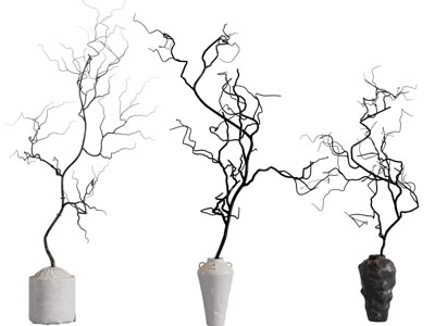 新中式陶艺花瓶 干枝摆件组合