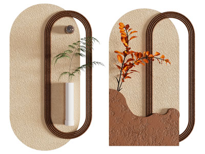 侘寂风墙饰挂件