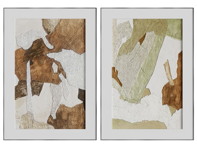 侘寂风装饰挂画3d模型 侘寂风装饰挂画