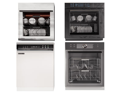 现代洗碗机 厨房电器3d模型 现代洗碗机 厨房电器