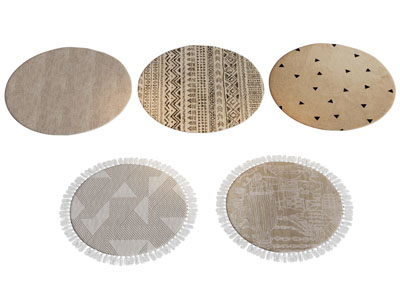 现代圆形地毯3d模型 现代圆形地毯