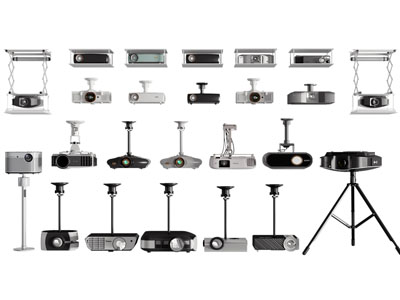 现代投影仪3d模型 现代投影仪