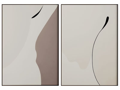 现代装饰挂画3d模型 现代装饰挂画