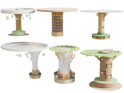 现代装饰柱子 景观柱子3d模型 现代装饰柱子 景观柱子