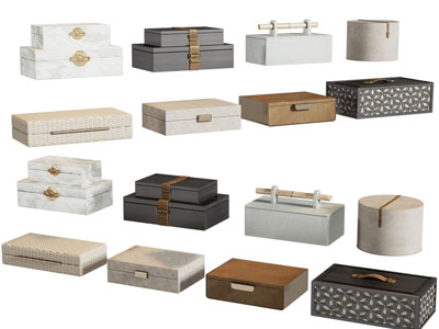 新中式收纳盒 包装盒 软装盒子