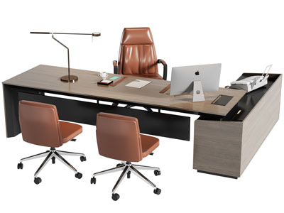 现代老板台 老板桌椅组合