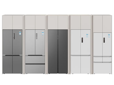 现代冰箱3d模型 现代冰箱