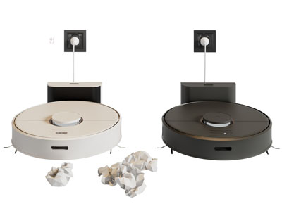 现代智能充电扫地机3d模型 现代智能充电扫地机