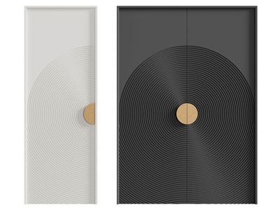 现代双开门 平开门