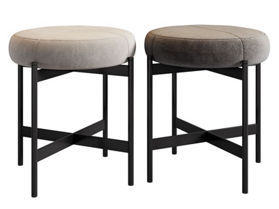 现代圆形沙发凳子 圆凳子