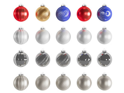 现代圣诞节装饰球 挂件