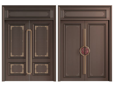 新中式双开门 大门