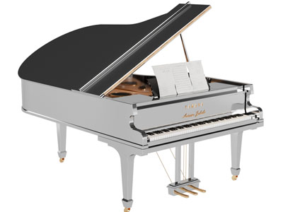 现代三角钢琴3d模型 现代三角钢琴