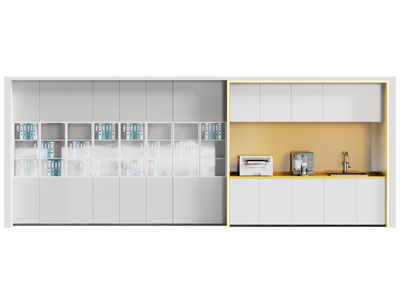 现代办公文件收纳柜 茶水柜 茶水吧