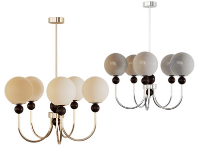 现代球灯罩吊灯