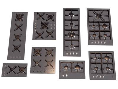 现代燃气灶 厨房电器3d模型 现代燃气灶 厨房电器