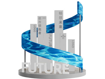 现代城市雕塑小品 美陈3d模型 现代城市雕塑小品 美陈