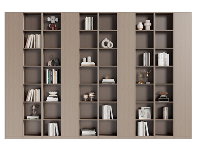 新中式装饰书柜