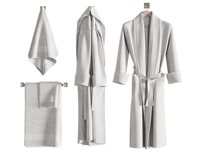 现代浴袍 浴衣 毛巾3d模型 现代浴袍 浴衣 毛巾