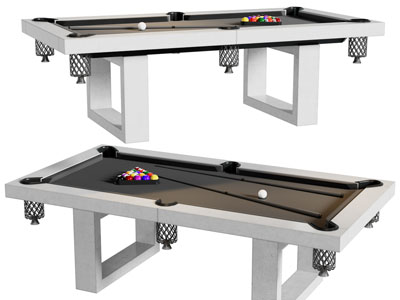 现代长方形台球桌 桌球和球杆 体育设备3d模型 现代长方形台球桌 桌球和球杆 体育设备