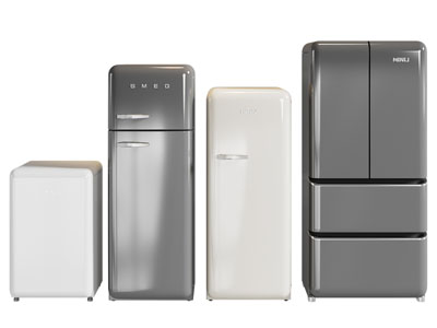 现代冰箱3d模型 现代冰箱