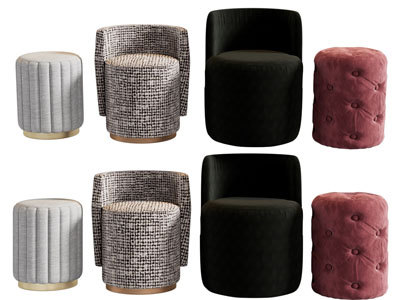 现代圆形坐墩 沙发凳子 换鞋凳