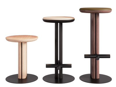 现代实木凳子 吧凳