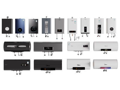 现代燃气热水器 电热水器3d模型 现代燃气热水器 电热水器