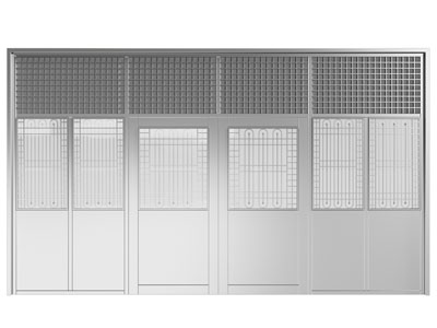 现代金属双开门 大门