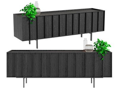 现代长方形电视柜