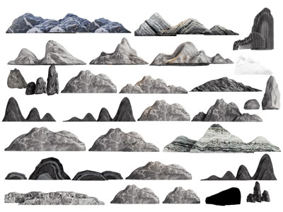 新中式假山 景观石头