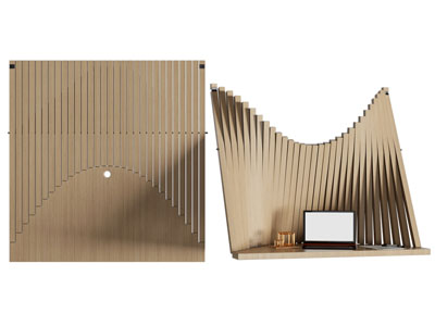 现代实木收纳架 壁挂式折叠桌子